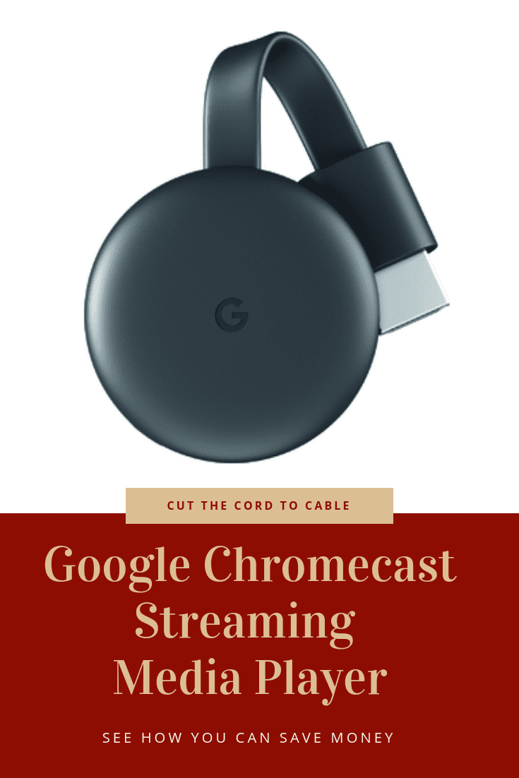 google chromecast streaming media player